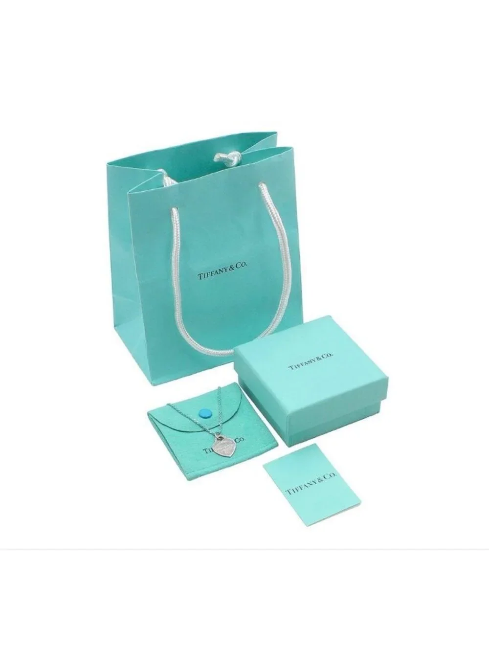Tiffany & Co Enamel Return to Tiffany Heart Necklace